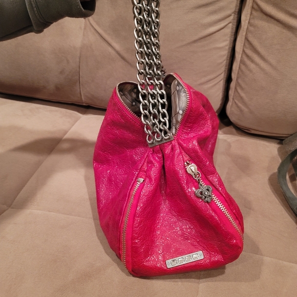 Betsey Johnson, Red Leather Shoulder Bag - Picture 8 of 8